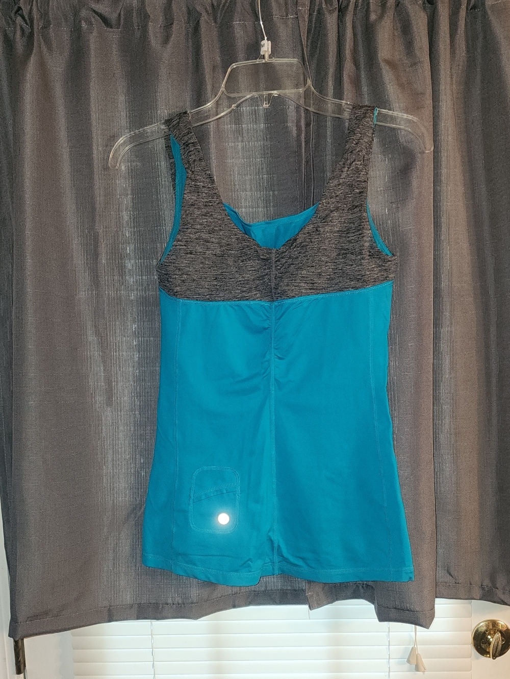 lululemon athletica Teal and Charcoal Tank Top - Picture 1 of 5